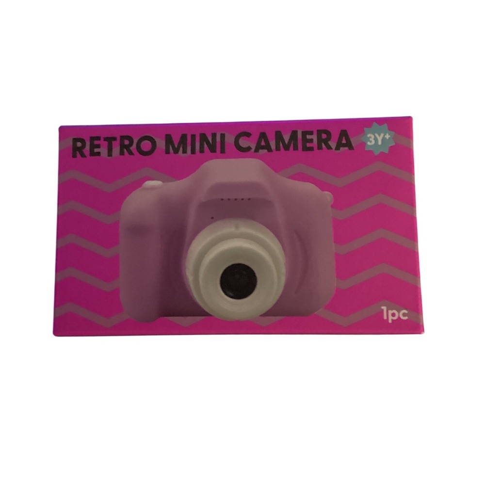 Retro‎ Mini Camera Kids Digital 3Y Plus Purple Collectible Toy 1pc